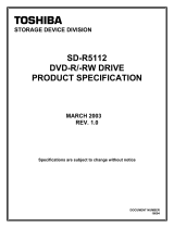 Toshiba SD-R5112 User manual