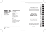 Toshiba Single-phase 100V class 0.1 to 0.75kW User manual