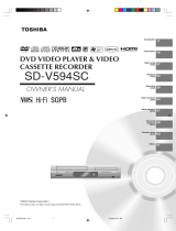 Toshiba SD-V594SC User manual