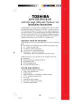 Toshiba SD-W1101 User manual