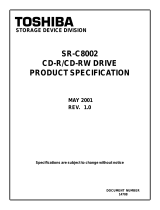 Toshiba SR-C8002 User manual