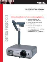 Toshiba TLP-T500USeries User manual