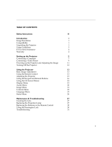 Toshiba TDP-B1 User manual