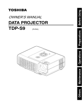 Toshiba TDP-S9 User manual