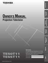 Toshiba TE50T11 User manual