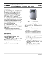 Toshiba TIC-LF232A User manual