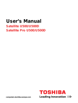 Toshiba U500D User manual