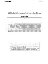 Toshiba USB001Z User manual