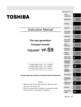 Toshiba VF-S9 User manual