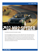 Toyota 02 MR2 User manual