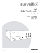 Toshiba XVR16-60-X User manual