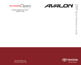 Toyota 2009 Avalon User manual