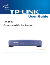 TP-LINK External ADSL2+ Rounter User manual