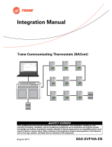 Trane Communicating (BACnet) User manual