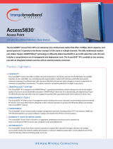 Trango Broadband Access5830TM AP User manual