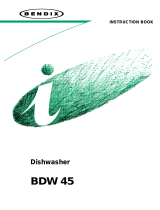 Tricity Bendix BDW 45 User manual