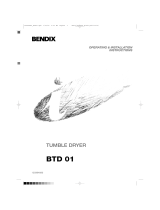 Tricity Bendix BTD 01 User manual