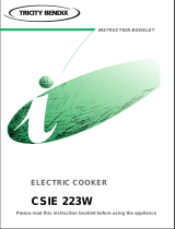 Tricity Bendix CSIE 223W User manual