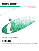 Tricity Bendix CSIE317 User manual