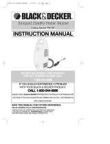 Black & Decker Black & Decker Pressure Washer PW1300 User manual