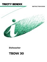 Tricity Bendix TBDW 30 User manual