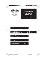 Tripp Lite 2200XLT User manual