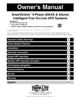 Tripp Lite SmartOnline 230/400V User manual