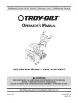 Troy-Bilt Storm Tracker 2690XP User manual