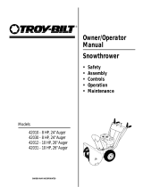 Troy-Bilt 42031 User manual
