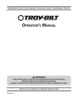 Troy-Bilt A00 Series User manual