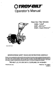 Troy-Bilt 634F - Bronco User manual