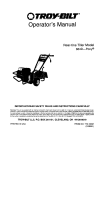 Troy-Bilt 664D User manual