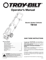 Troy-Bilt TB154 User manual