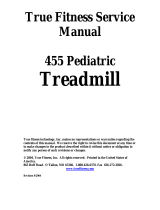 True Fitness 455 Pediatric User manual