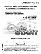 Ultra Start 1175 Series User manual