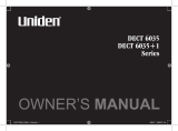 Uniden 6035 + 1 User manual