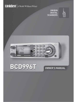 Uniden BCD996T User manual