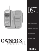 Uniden DS71 User manual