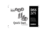 Uniden DSS 2475 User manual