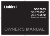 Uniden DSS7955+2 User manual