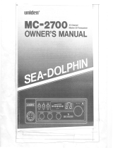 Uniden MC2700 User manual