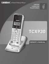 Uniden TCX930 User manual