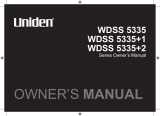 Uniden WDSS 5335, WDSS 5335 User manual
