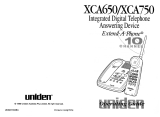 Uniden XCA650 User manual