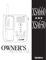 Uniden XSA650 User manual