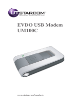 UTStarcom EVDO UM100C User manual