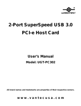 Vantec UGT-PC302 User manual