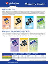 Verbatim Memory Cards User manual