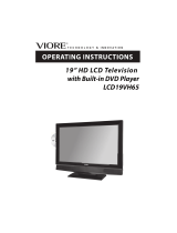 VIORE LCD19VH65 Operating Instructions Manual