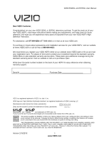 Vizio E370VL User manual